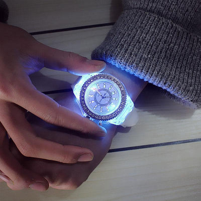 7-Different Color LED Watch